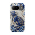 Asian Zodiac Rat Google Pixel Phone Case | Blue & White Porcelain Art Slim Protective iPhone Case | Year of the Rat Gift