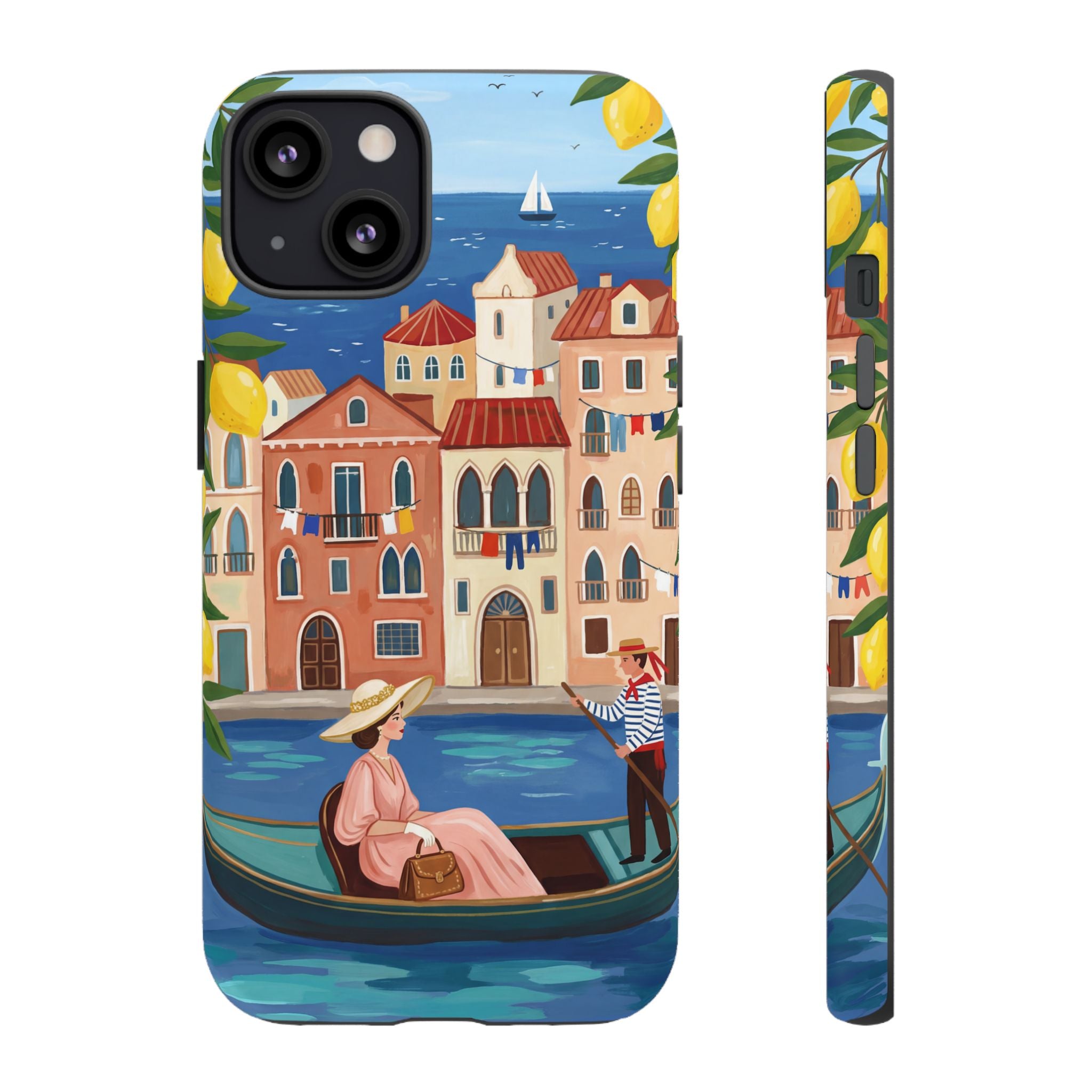 Venetian Gondola iPhone Case | Lemon Coast Waterfront Travel