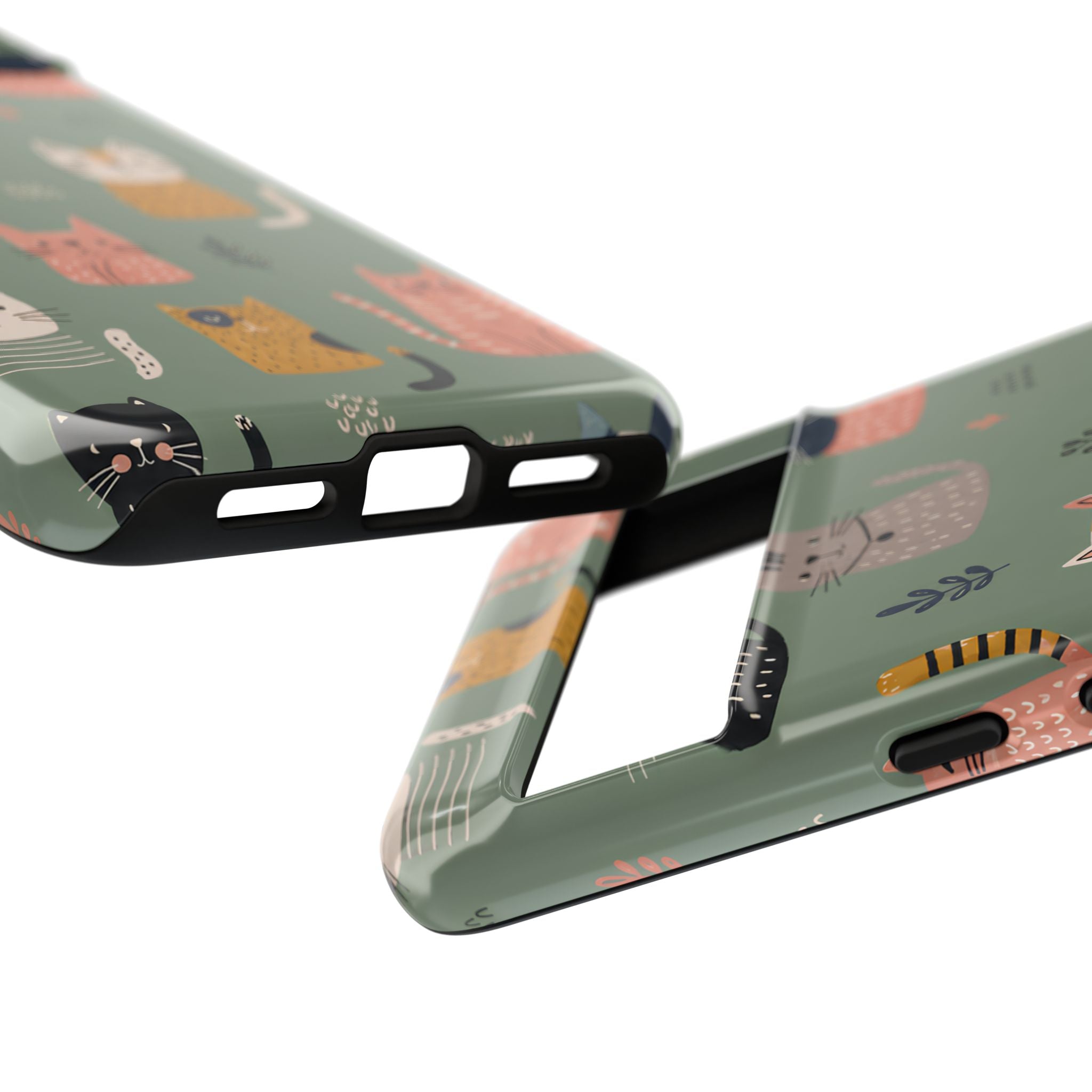 Cute Cat Google Pixel Phone Case | Whimsical Cat Pattern Cover