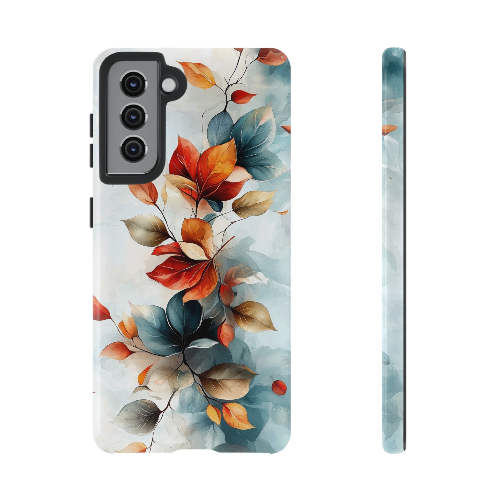 Floral Autumn Leaves Watercolour Tough Samsung Galaxy Case