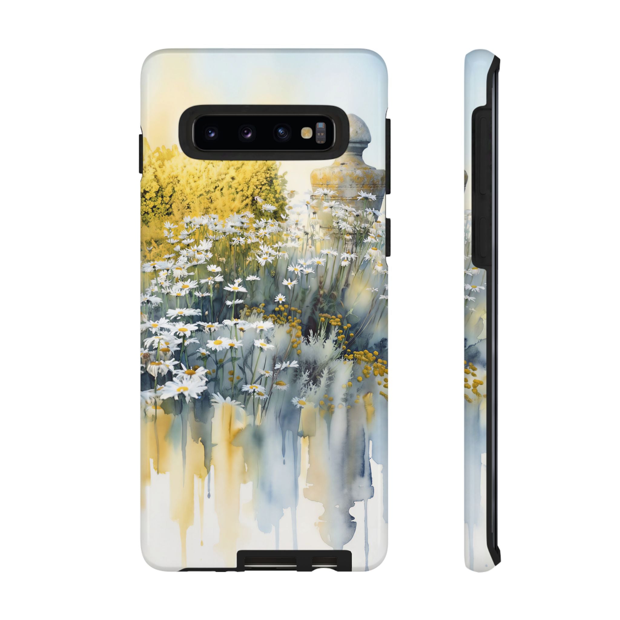 Watercolor Floral Daisy Garden Samsung Galaxy Phone Case