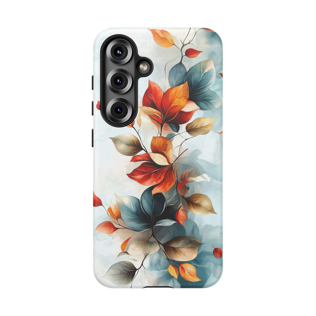 Floral Autumn Leaves Watercolour Tough Samsung Galaxy Case