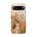 Chipmunk Google Pixel Phone Case | Stained Glass Woodland Animal Case