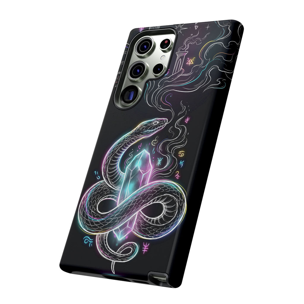 Neon Occult Mystic Snake Crystal Samsung Galaxy Phone Case