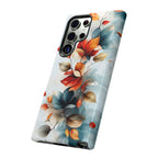Floral Autumn Leaves Watercolour Tough Samsung Galaxy Case