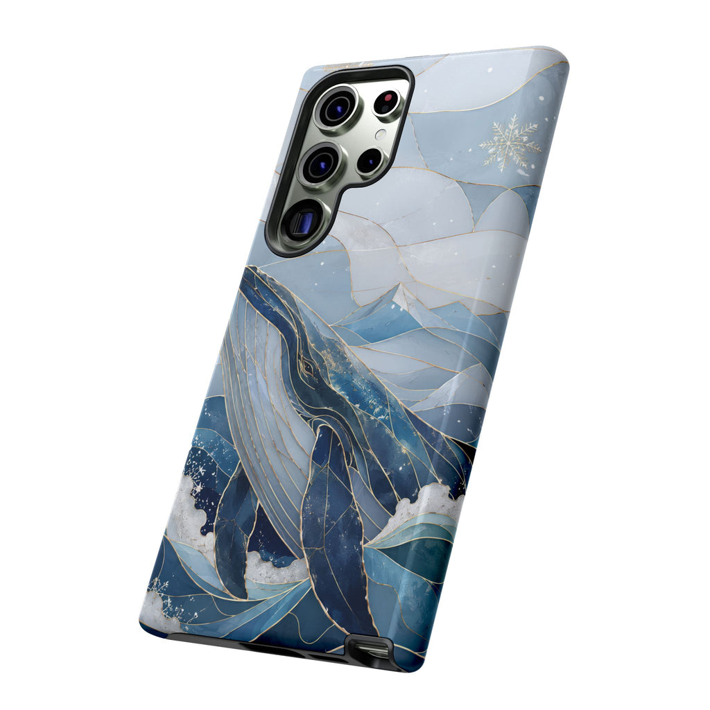 Blue Whale Samsung Galaxy Phone Case | Ocean Wave Phone Case
