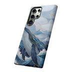 Blue Whale Samsung Galaxy Phone Case | Ocean Wave Phone Case