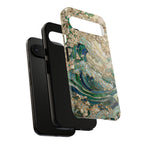 Elegante custodia per Google Pixel con motivo floreale Ocean Wave
