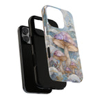 Iridescent Mushroom Illustration iPhone Case | Protective Hard Case