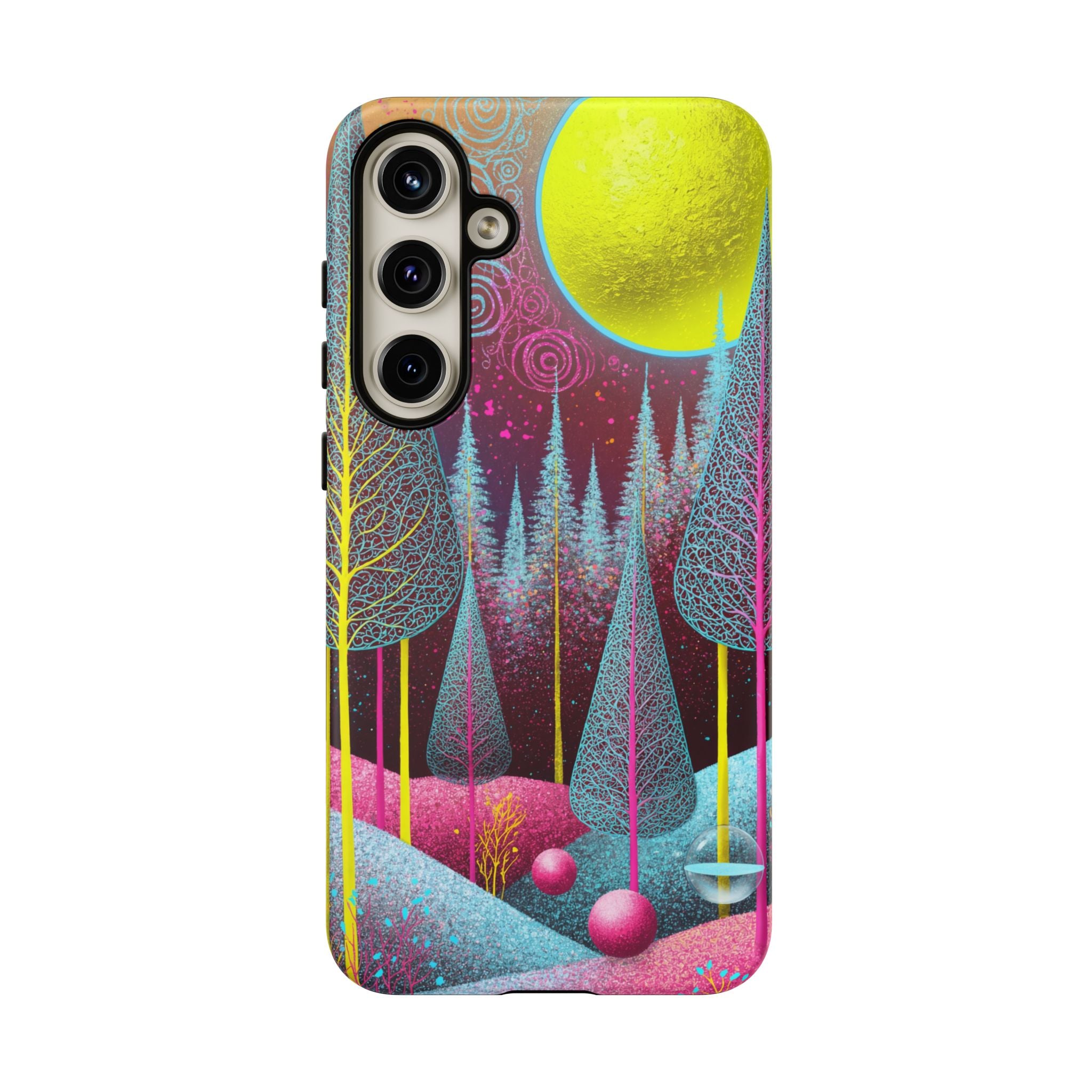 Neon Dreamscape Forest Samsung Galaxy Case