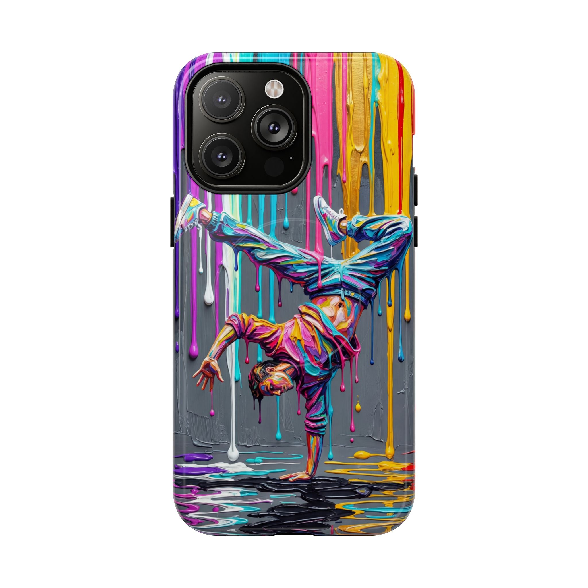 Colorful Breakdancer Graffiti Tough MagSafe Phone Case