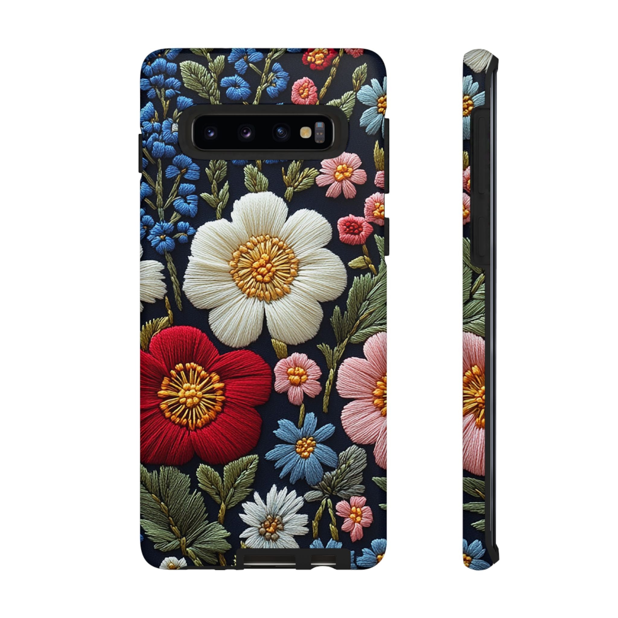 Floral Embroidered Garden Samsung Galaxy Case