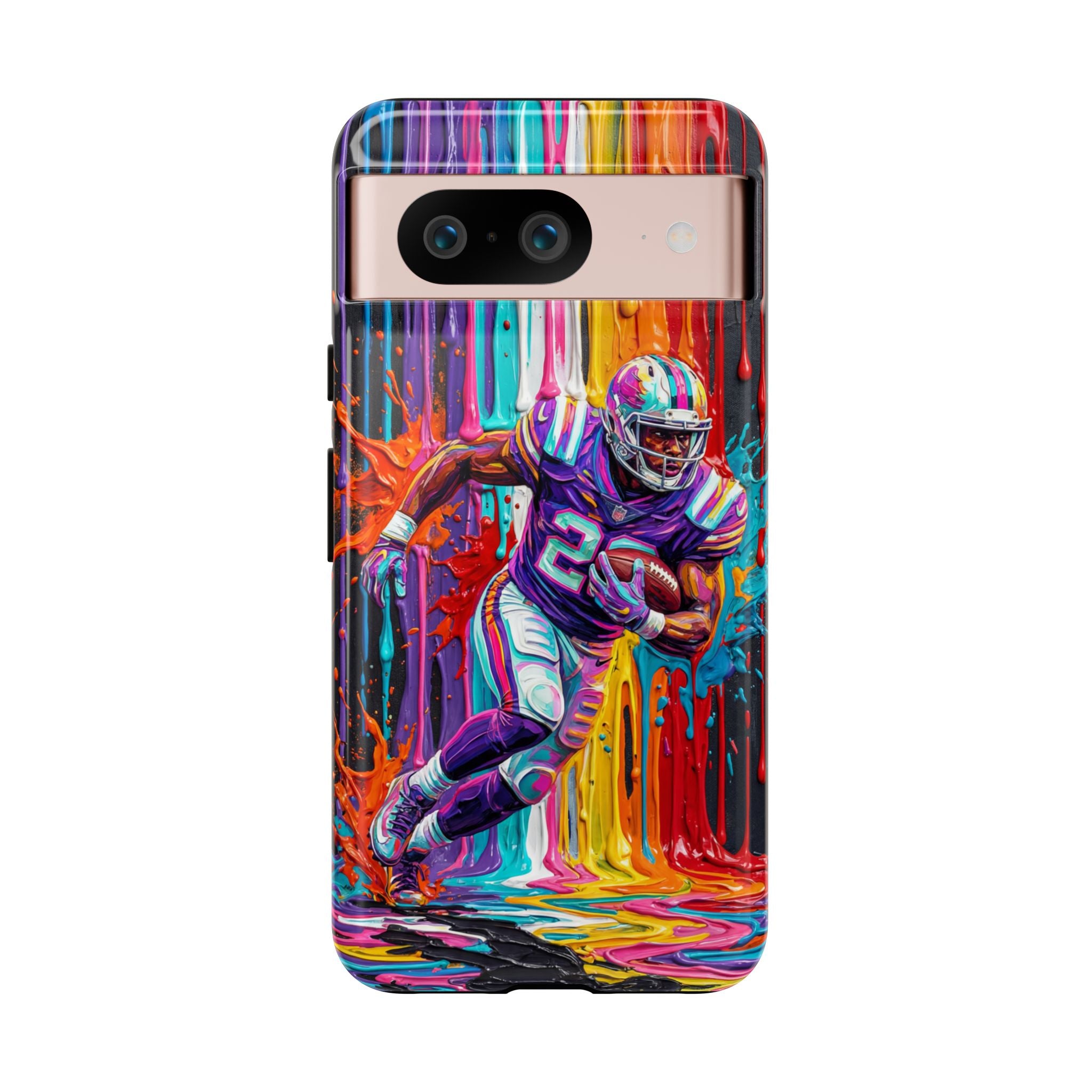 Vibrant American Football Runner Google Pixel Phone Case