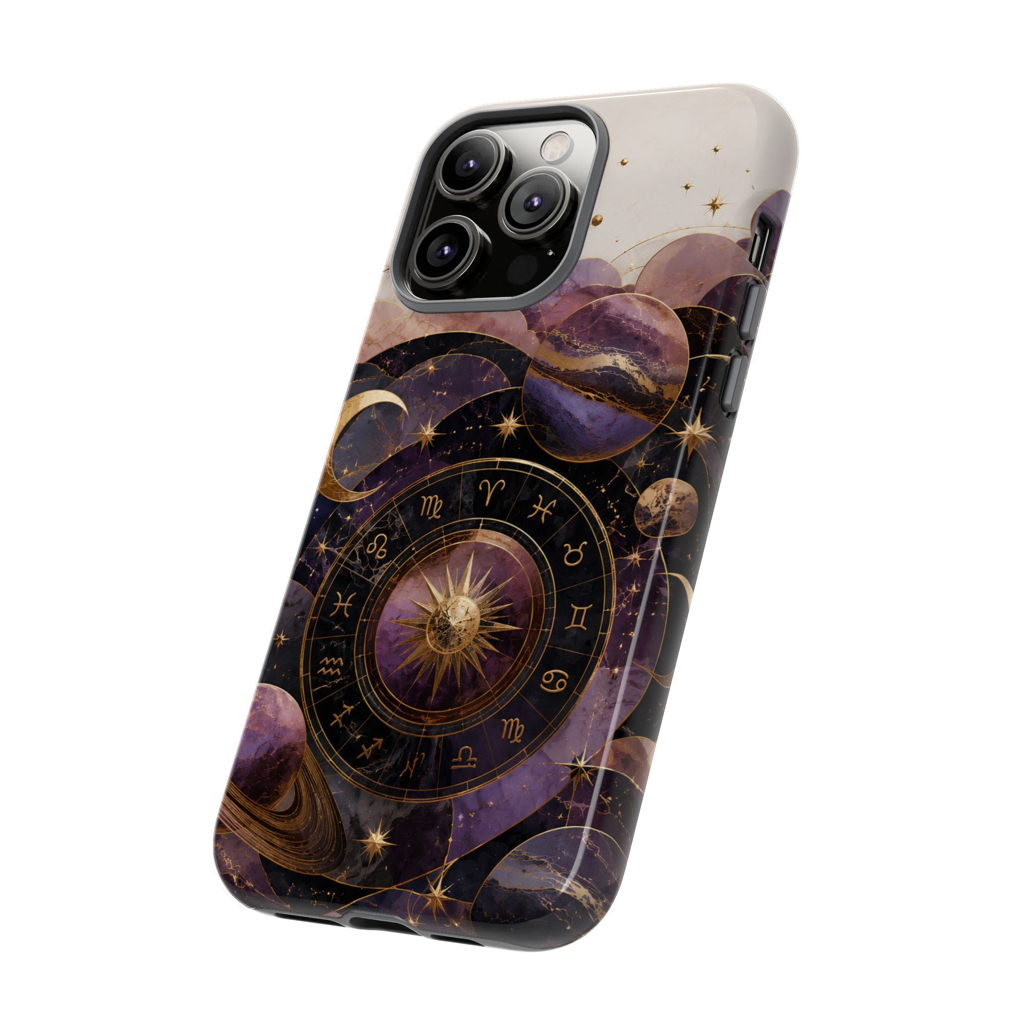 Vintage Zodiac iPhone Case | Celestial Moon Astrology iPhone Case