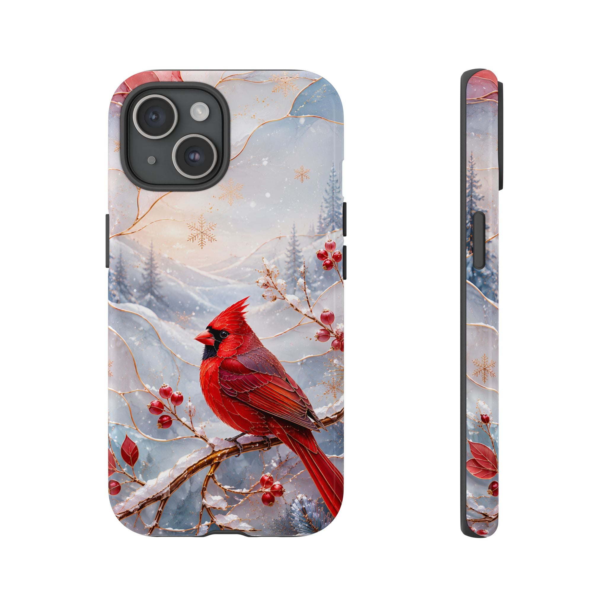 Cardinal iPhone Case | Winter Bird iPhone Case