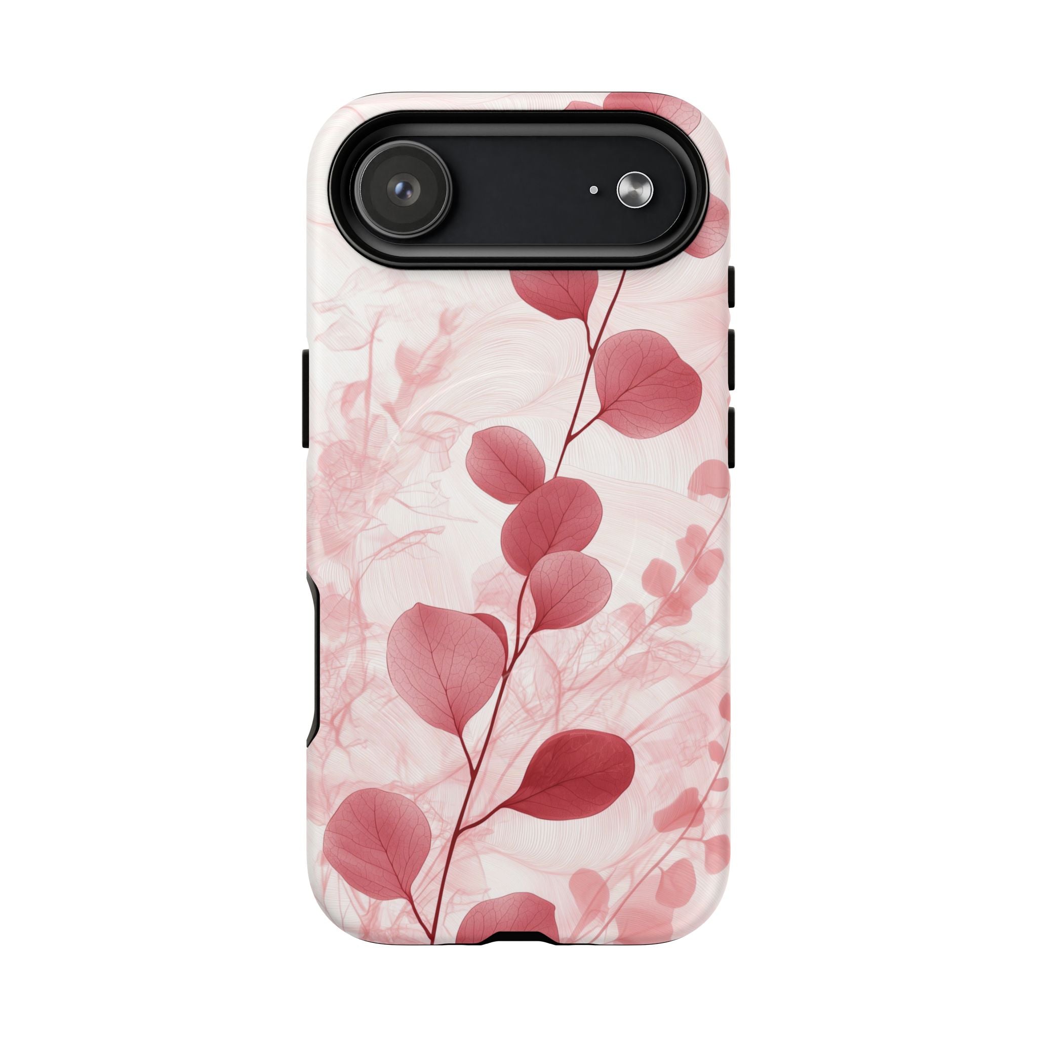 Pink Botanical Floral Eucalyptus MagSafe iPhone Case