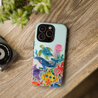Cute Coastal Ocean iPhone Case | Aesthetic Whale Turtle Marine Life Cover