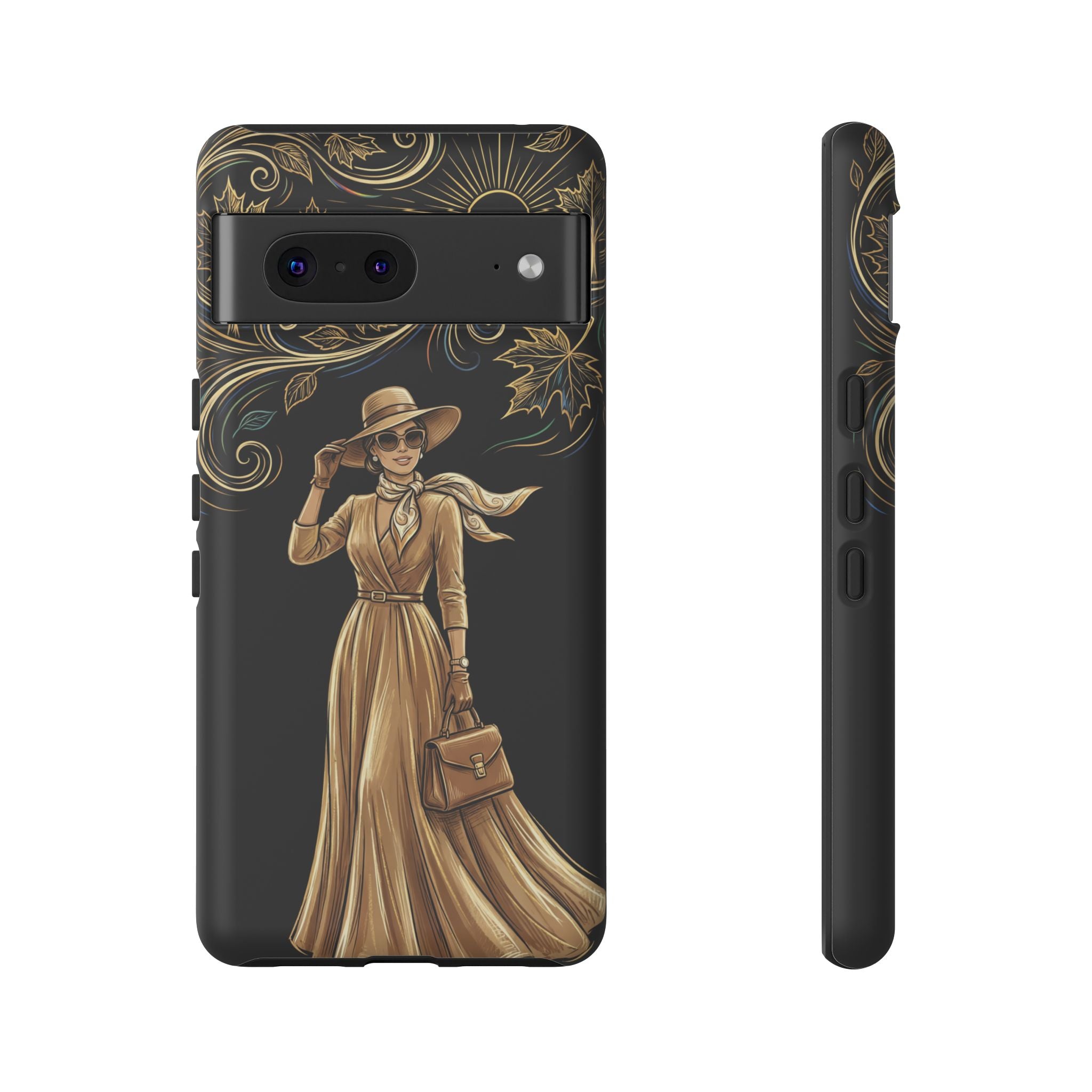 Vintage Autumn Lady Google Pixel Phone Case