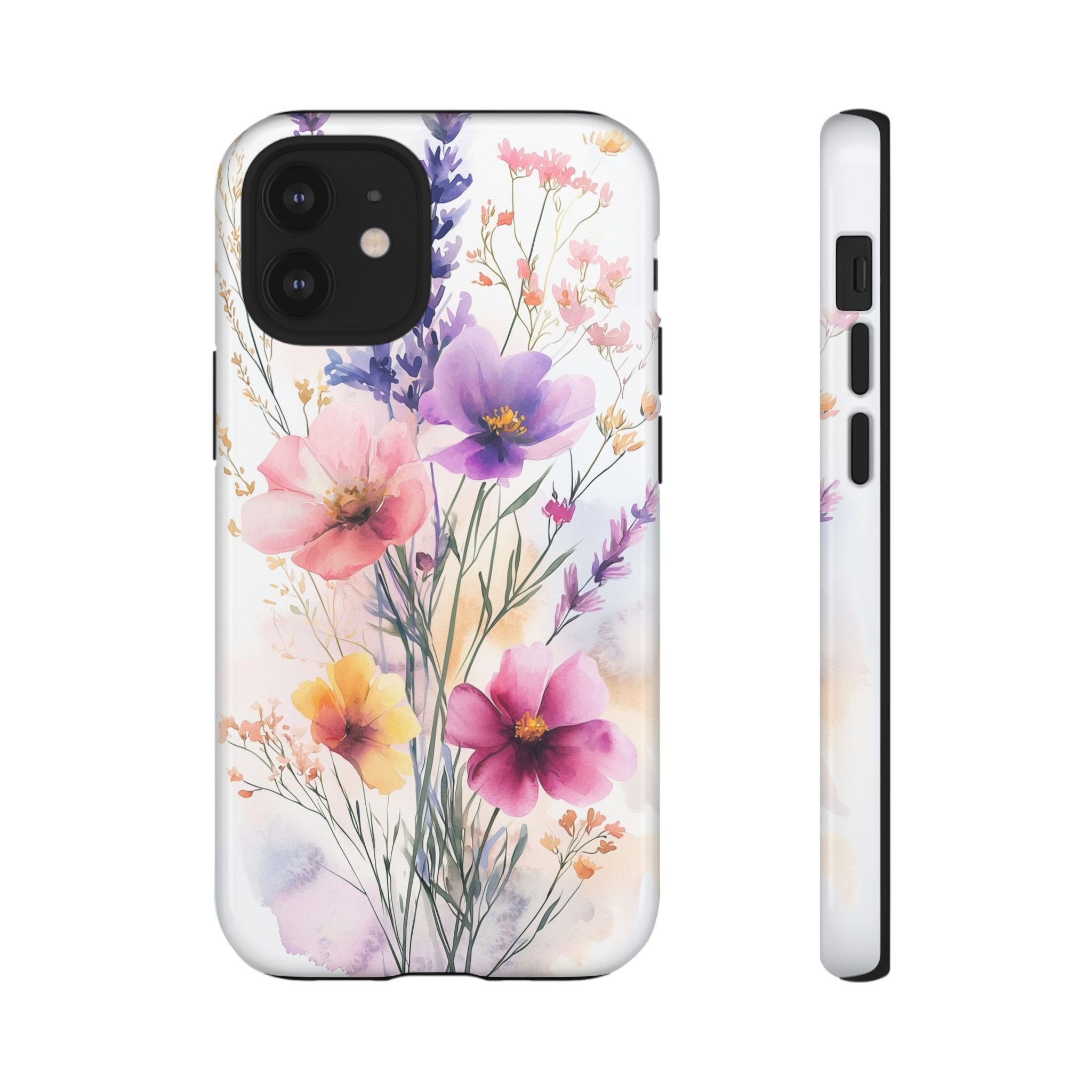 Floral Watercolour iPhone Case | Pastel Bouquet