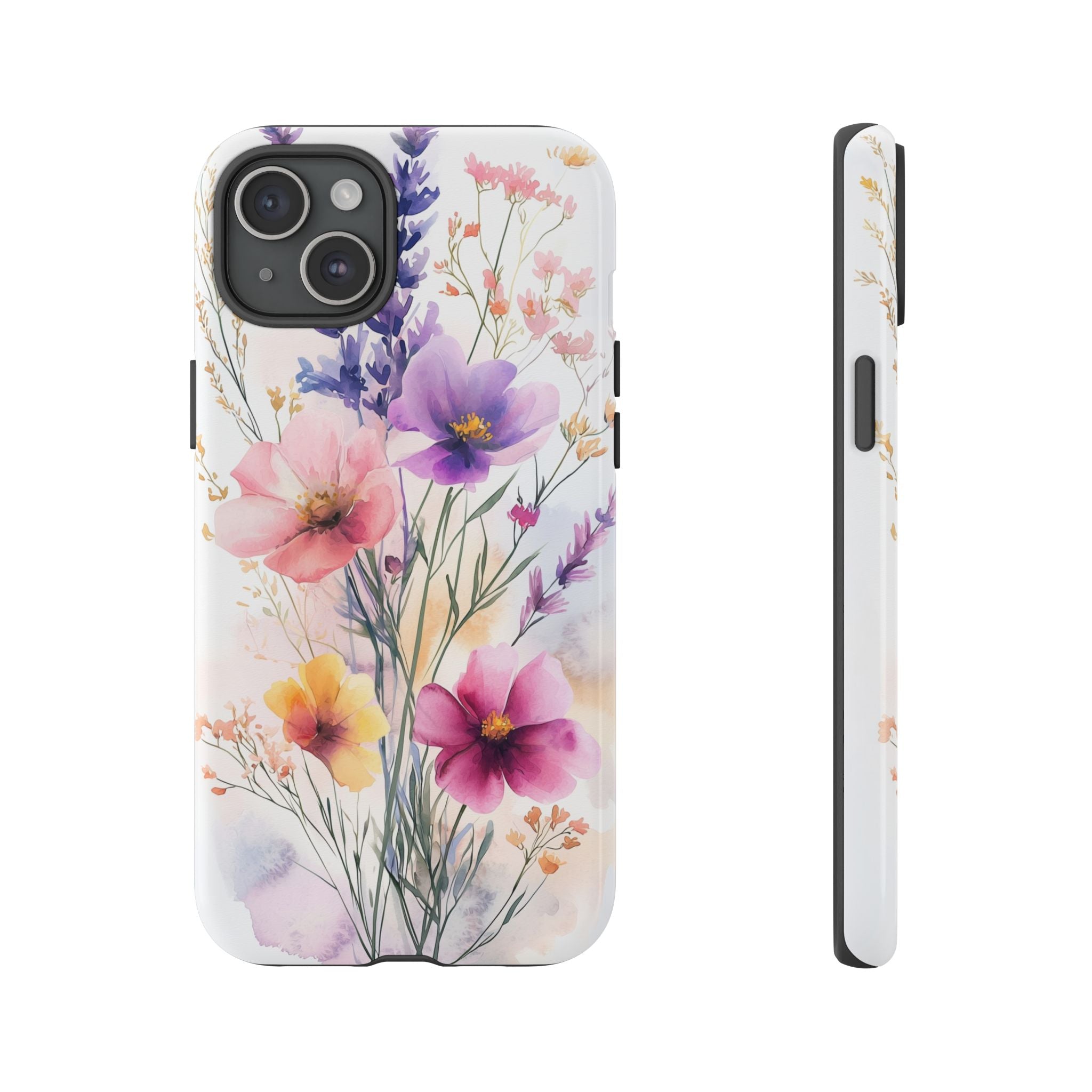 Floral Watercolour iPhone Case | Pastel Bouquet