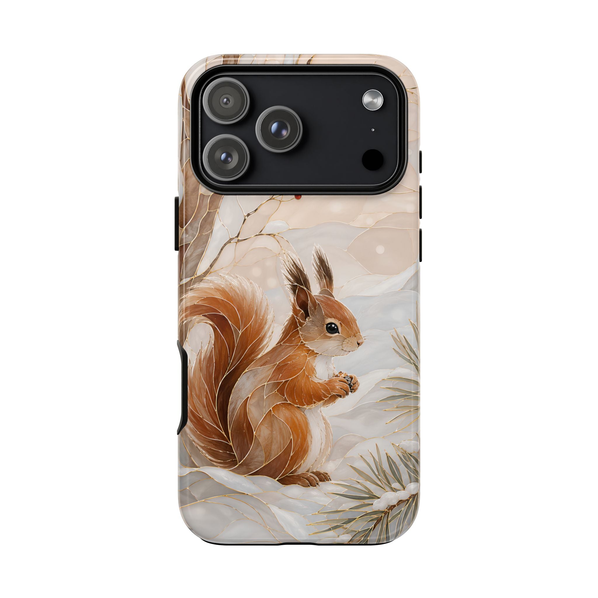 Squirrel iPhone Case | Winter Woodland iPhone Case