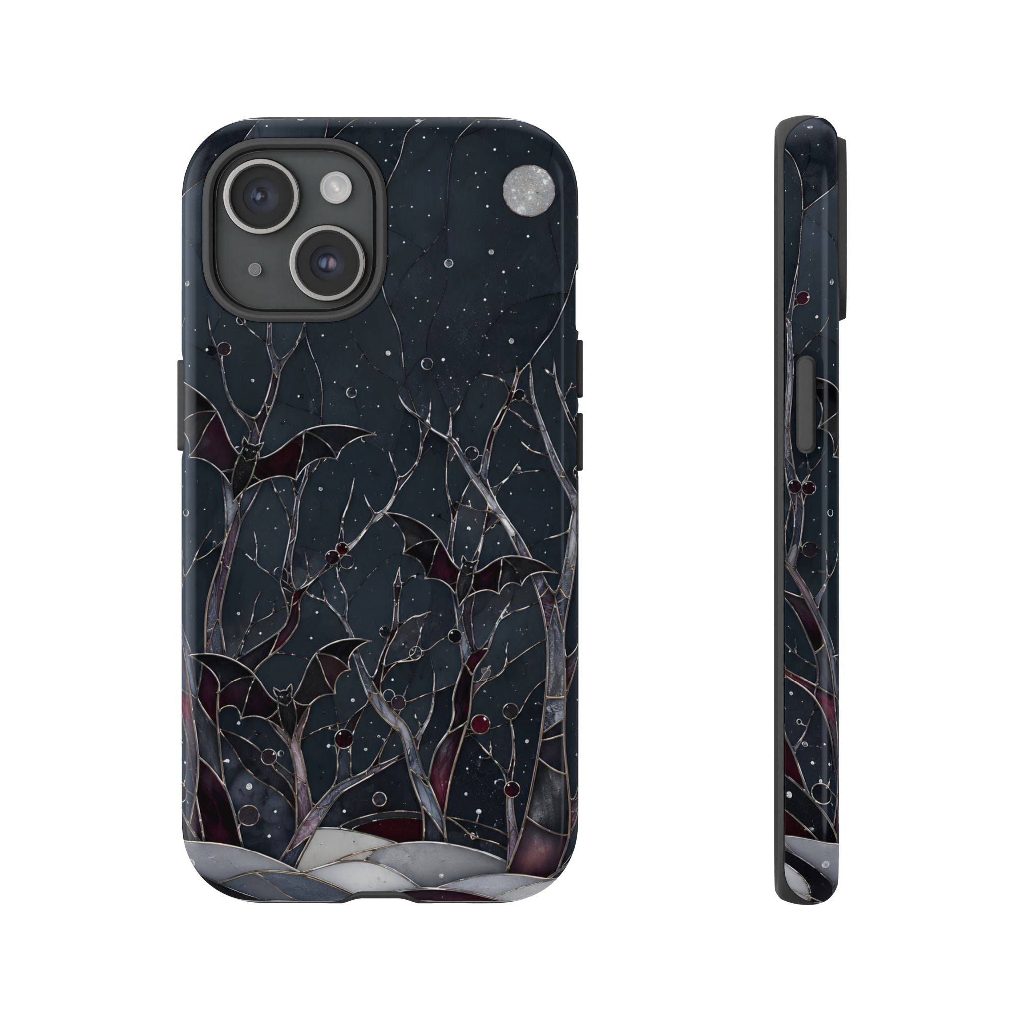 Gothic Bat iPhone Case | Moonlit Forest iPhone Case