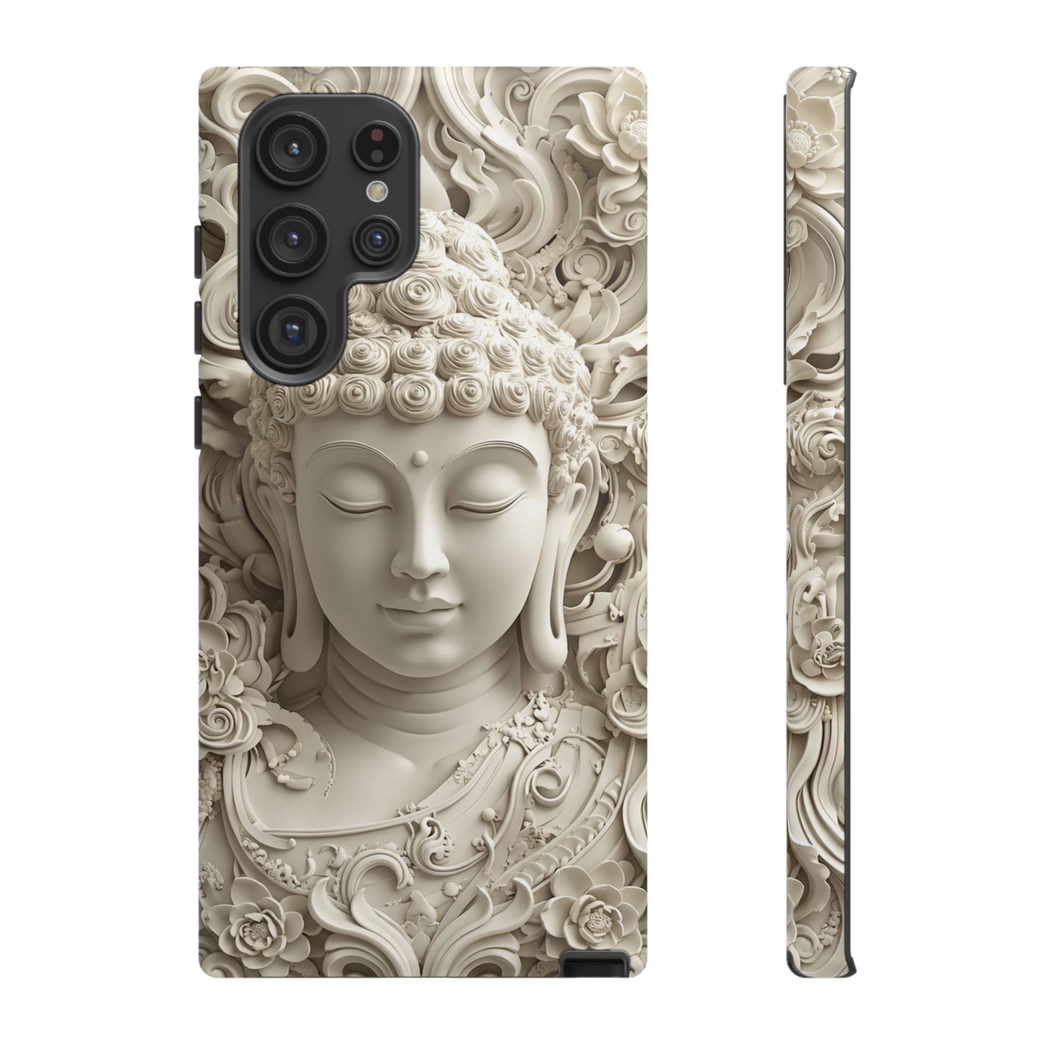 Buddha Relief Samsung Galaxy Case — Serene Zen Protective Phone Cover