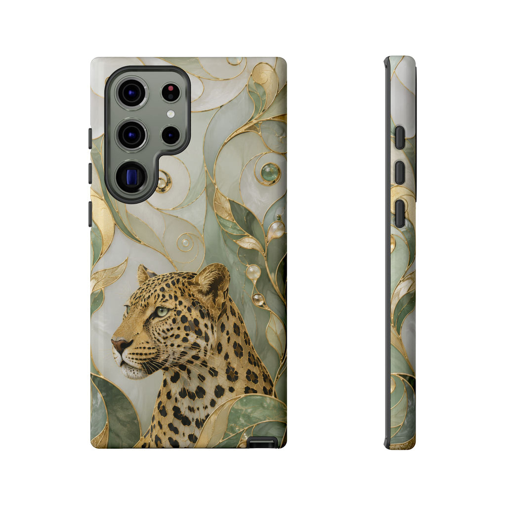 Leopard Samsung Galaxy Phone Case | Elegant Big Cat Art Cover