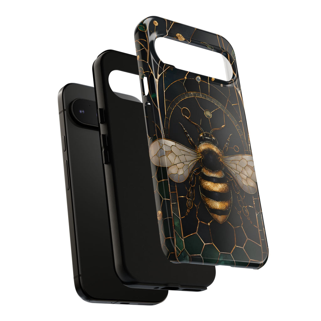 Golden Bee Google Pixel Phone Case | Vintage Bee Art Cover