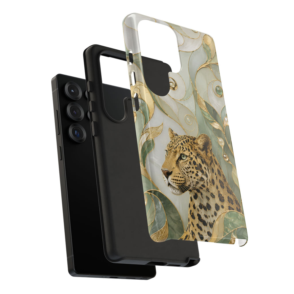 Leopard Samsung Galaxy Phone Case | Elegant Big Cat Art Cover