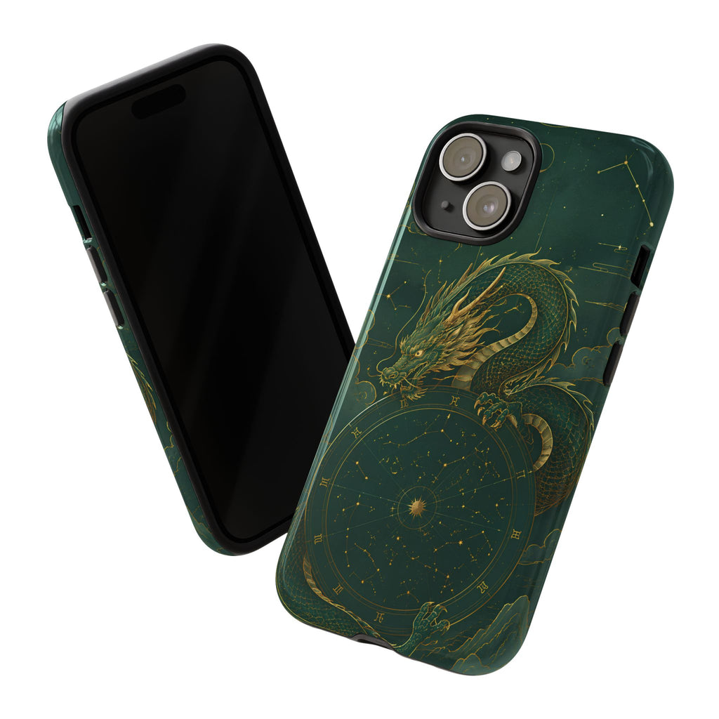 Celestial Dragon iPhone Case | Stained Glass Dragon iPhone Case
