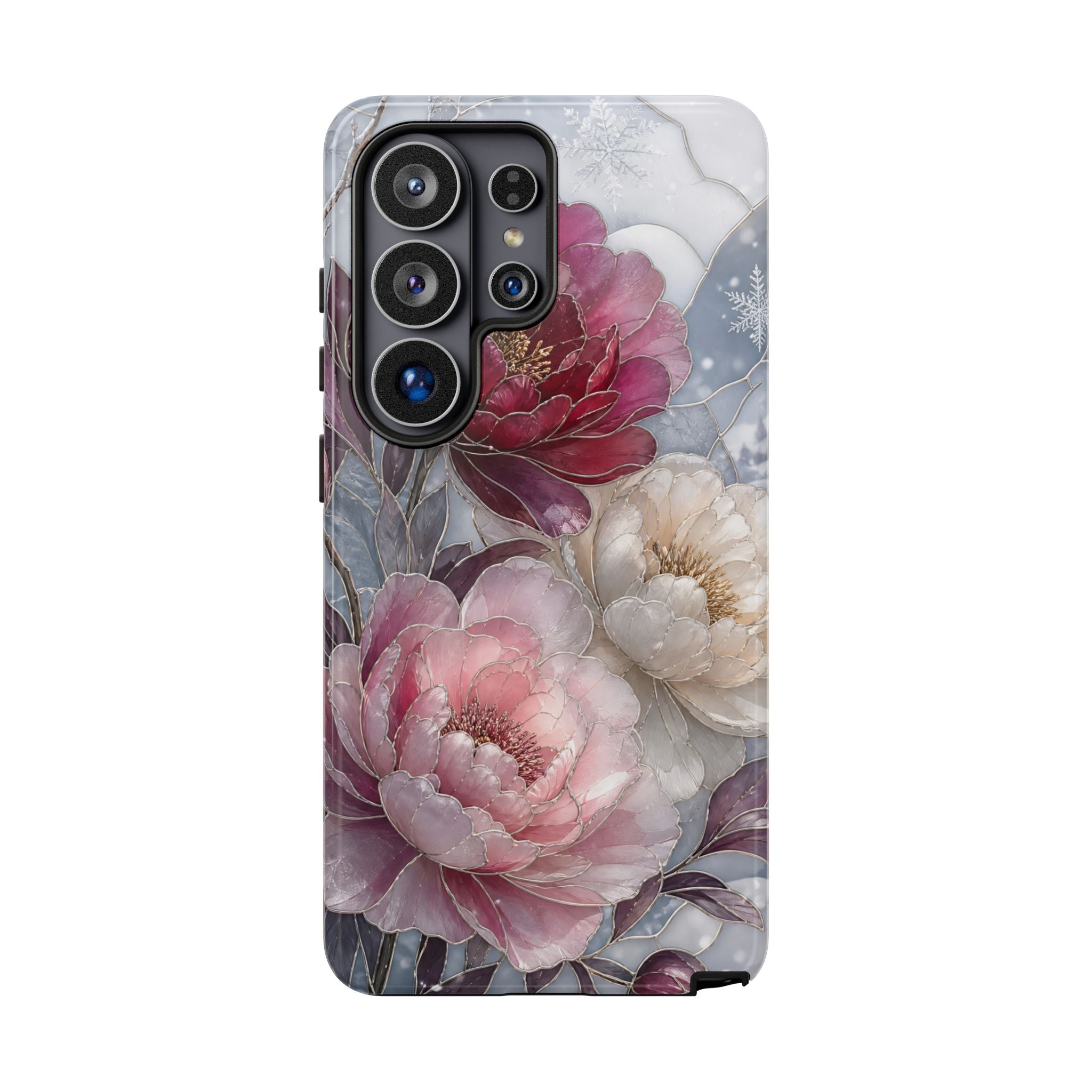 Vintage Floral Samsung Galaxy Phone Case | Peony Flower Phone Case