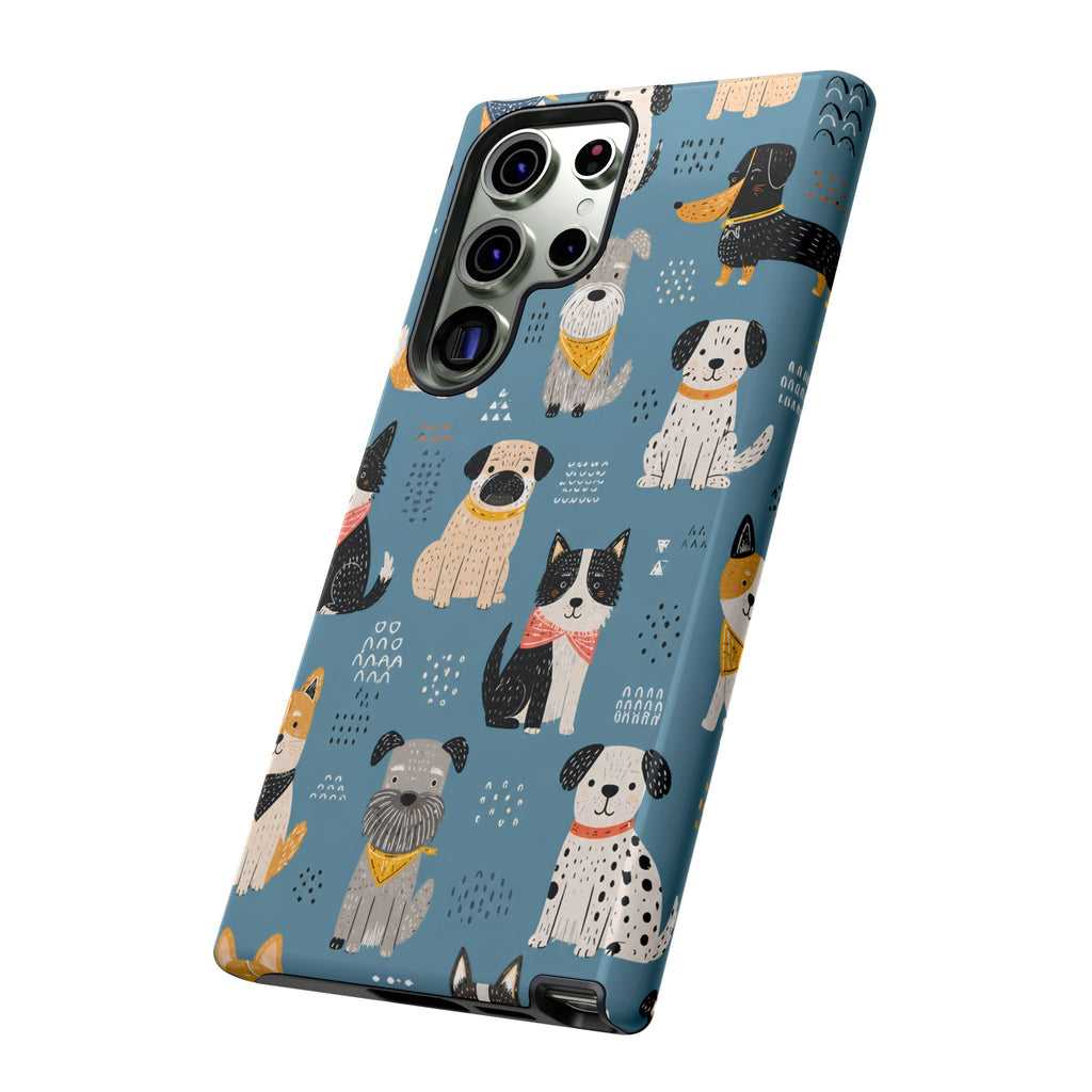 Dog Lover Samsung Galaxy Phone Case | Cute Dog Pattern Cover