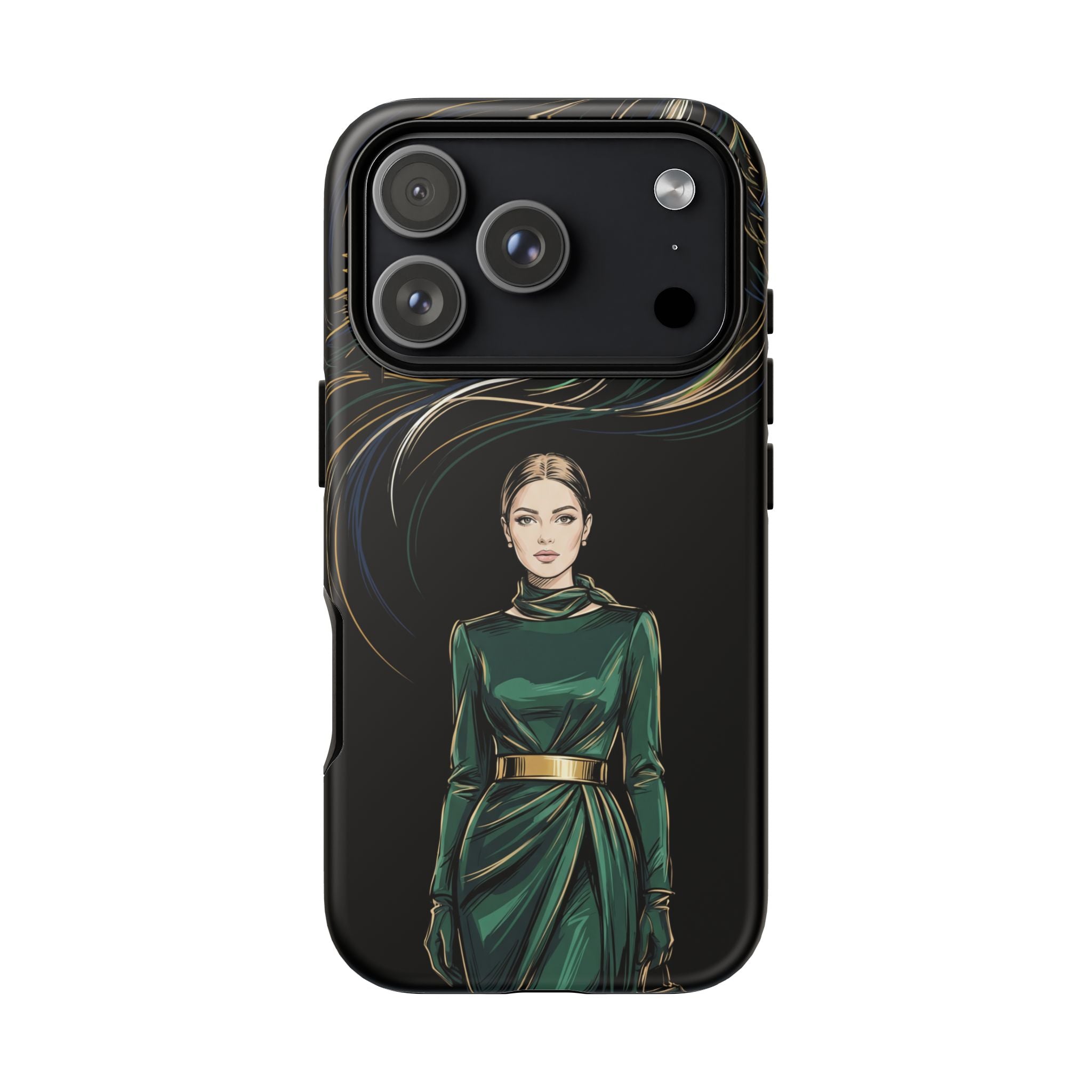 Elegant Forest Woman iPhone Case