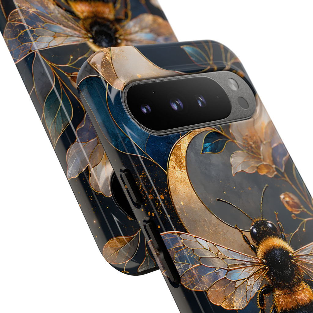 Bumblebee Google Pixel Phone Case | Moonlit Bee Art Cover
