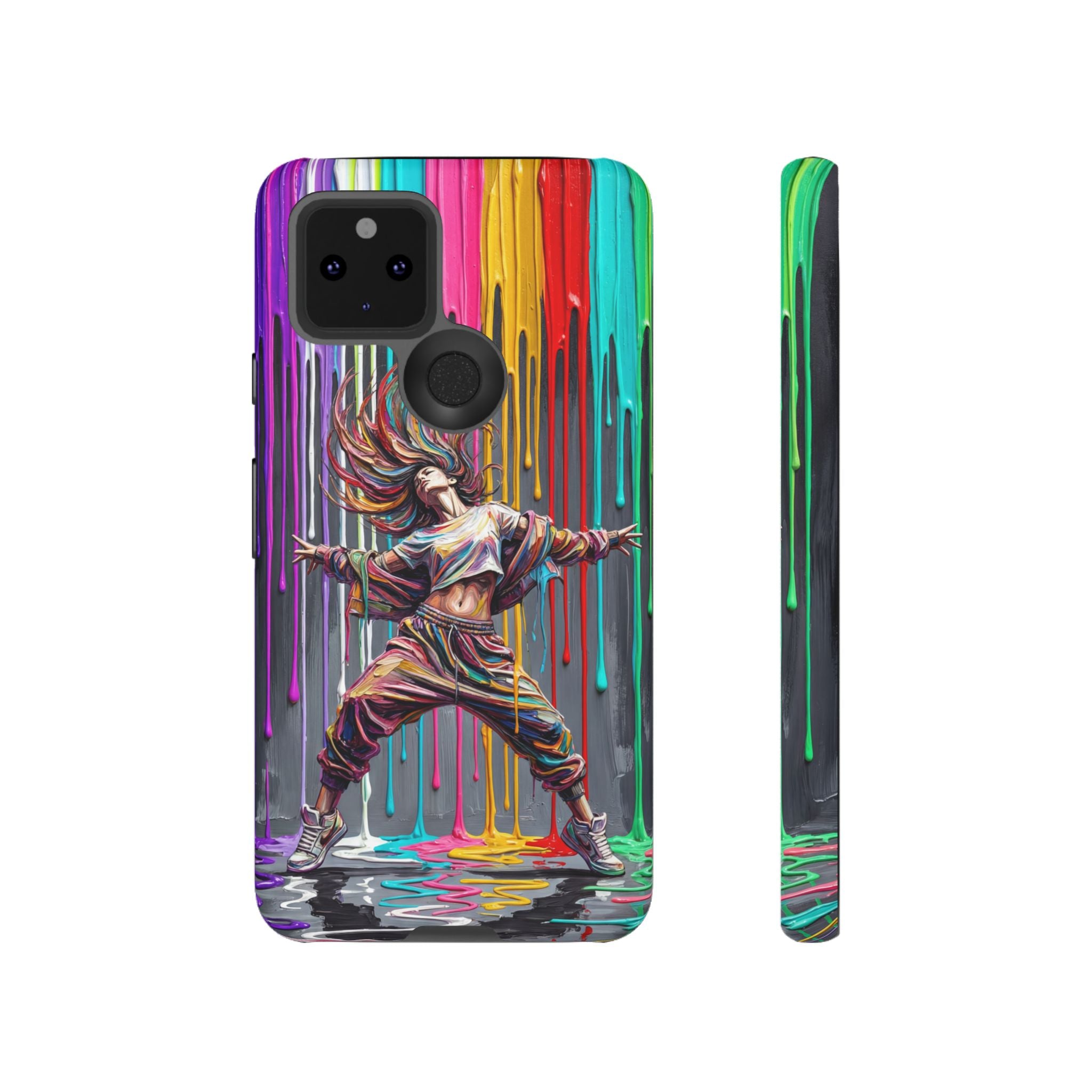 Google Pixel Phone Case | Colorful Street Dance Drip Design