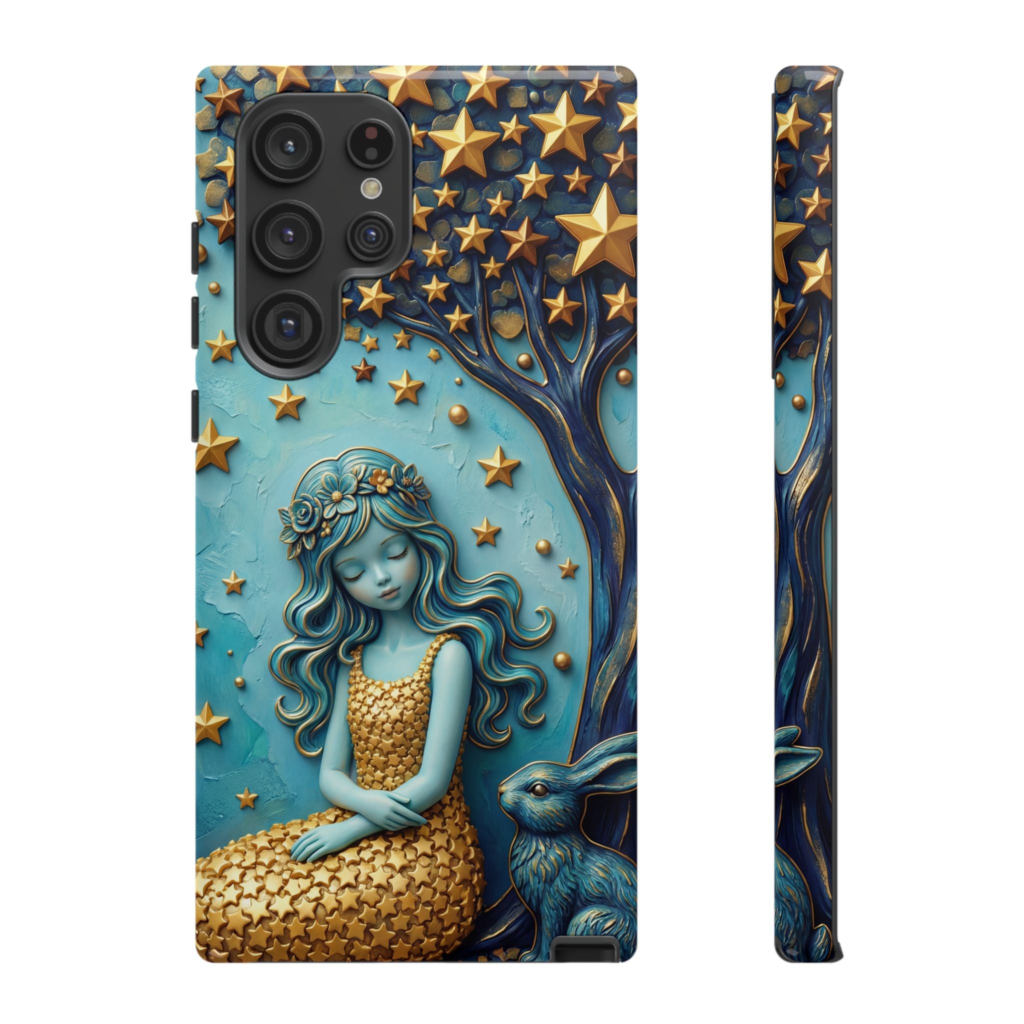 Dreamy Maiden & Star Tree Samsung Galaxy Phone Case