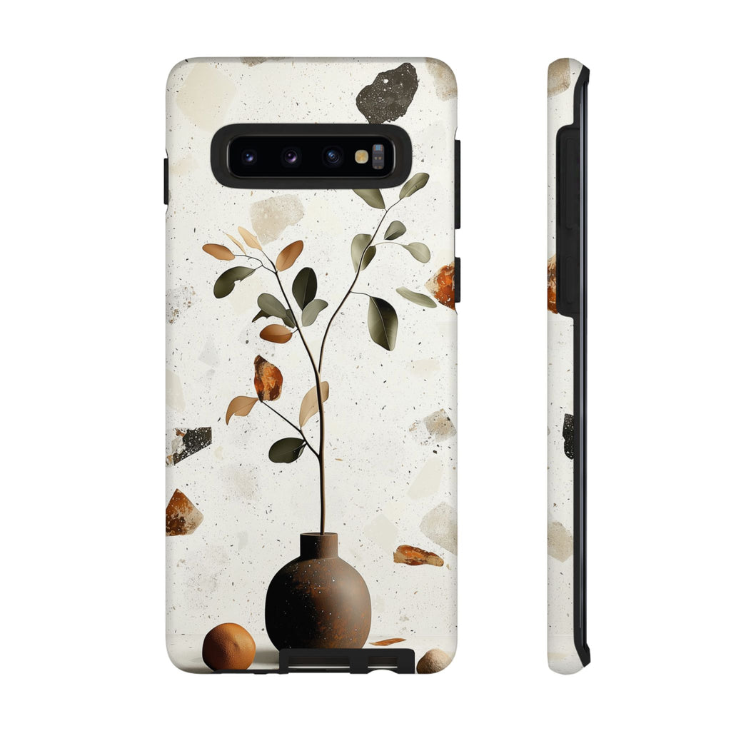 Floral Terrazzo Samsung Galaxy Case | Minimal Vase Botanical