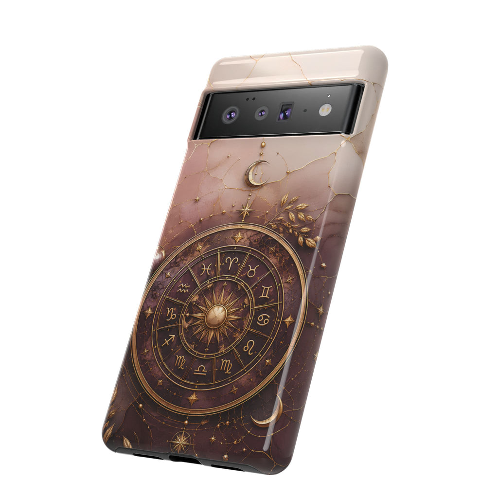 Zodiac Wheel Google Pixel Phone Case | Celestial Astrology Phone Case