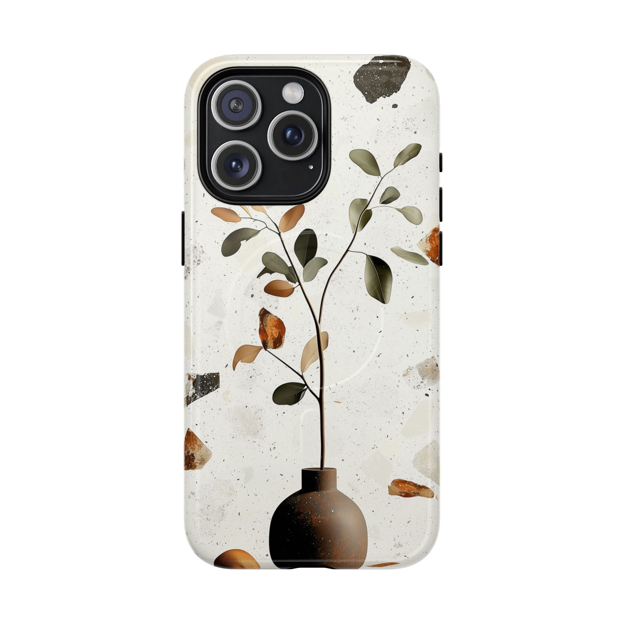Custodia MagSafe resistente per iPhone con motivo floreale | Minimal Botanical