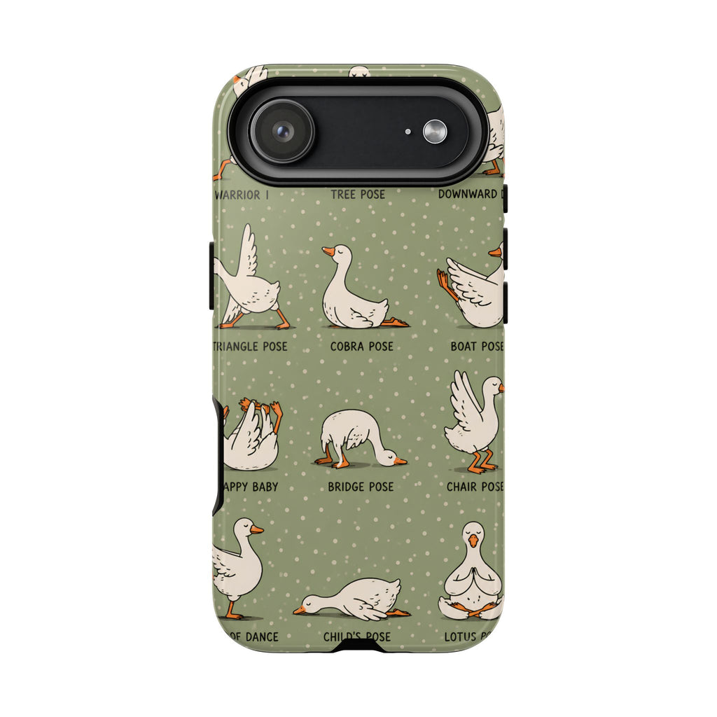 Yoga Goose iPhone Case | Funny Goose Yoga Cover