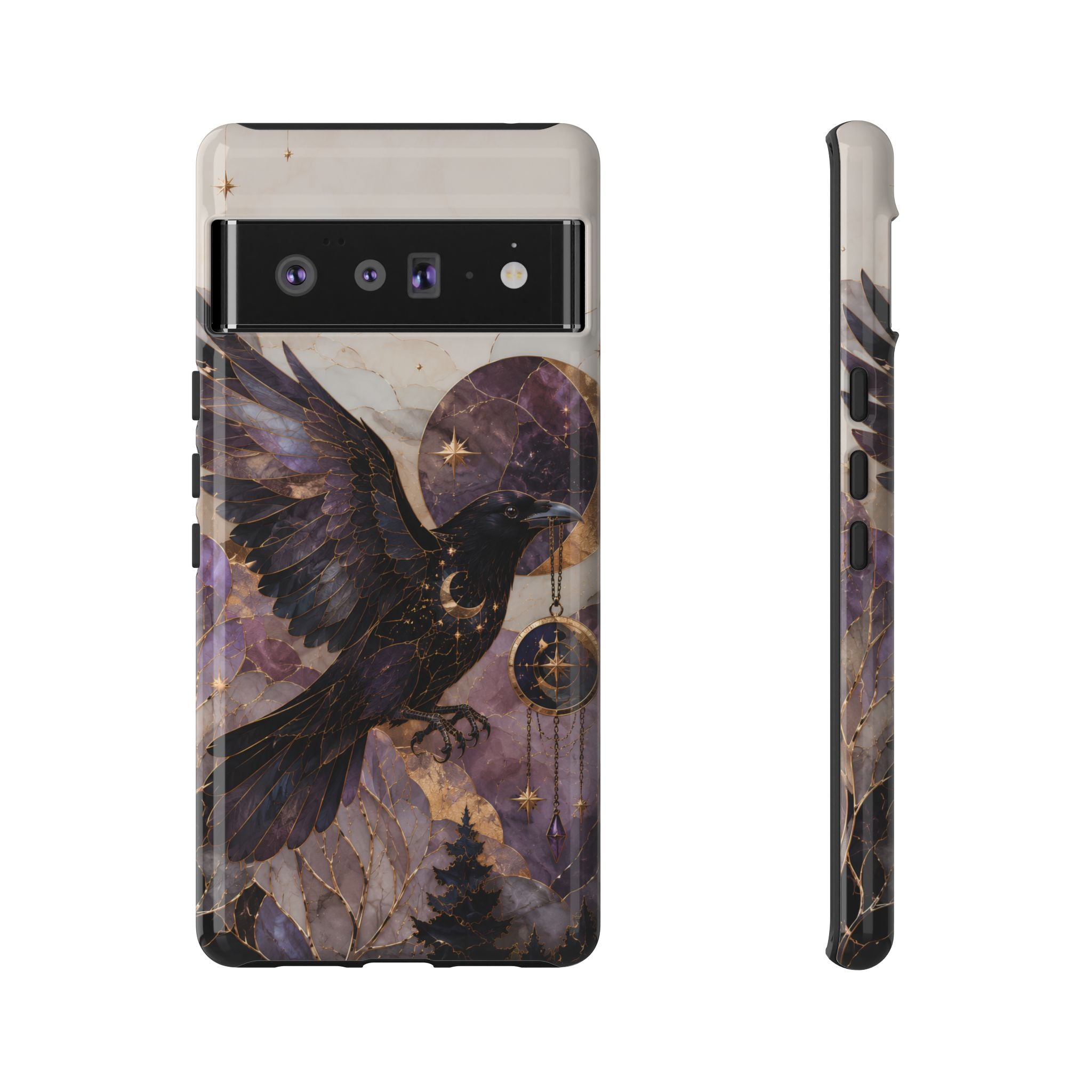Raven Google Pixel Phone Case | Gothic Bird Phone Case