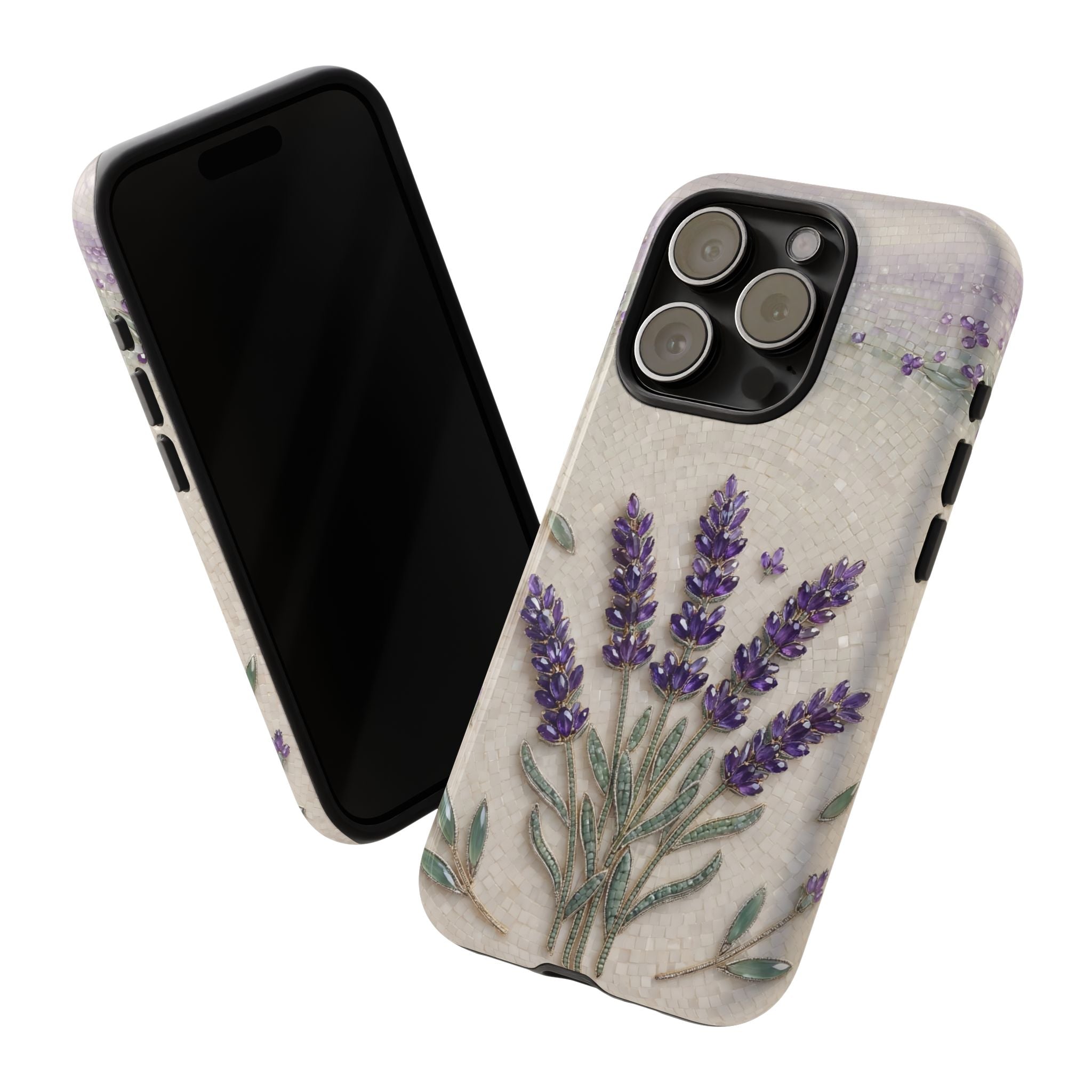 Lavender Bouquet iPhone Case — Floral Protective Phone Cover