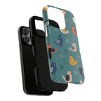 Colorful Bird iPhone Case | Cute Bird Pattern Cover