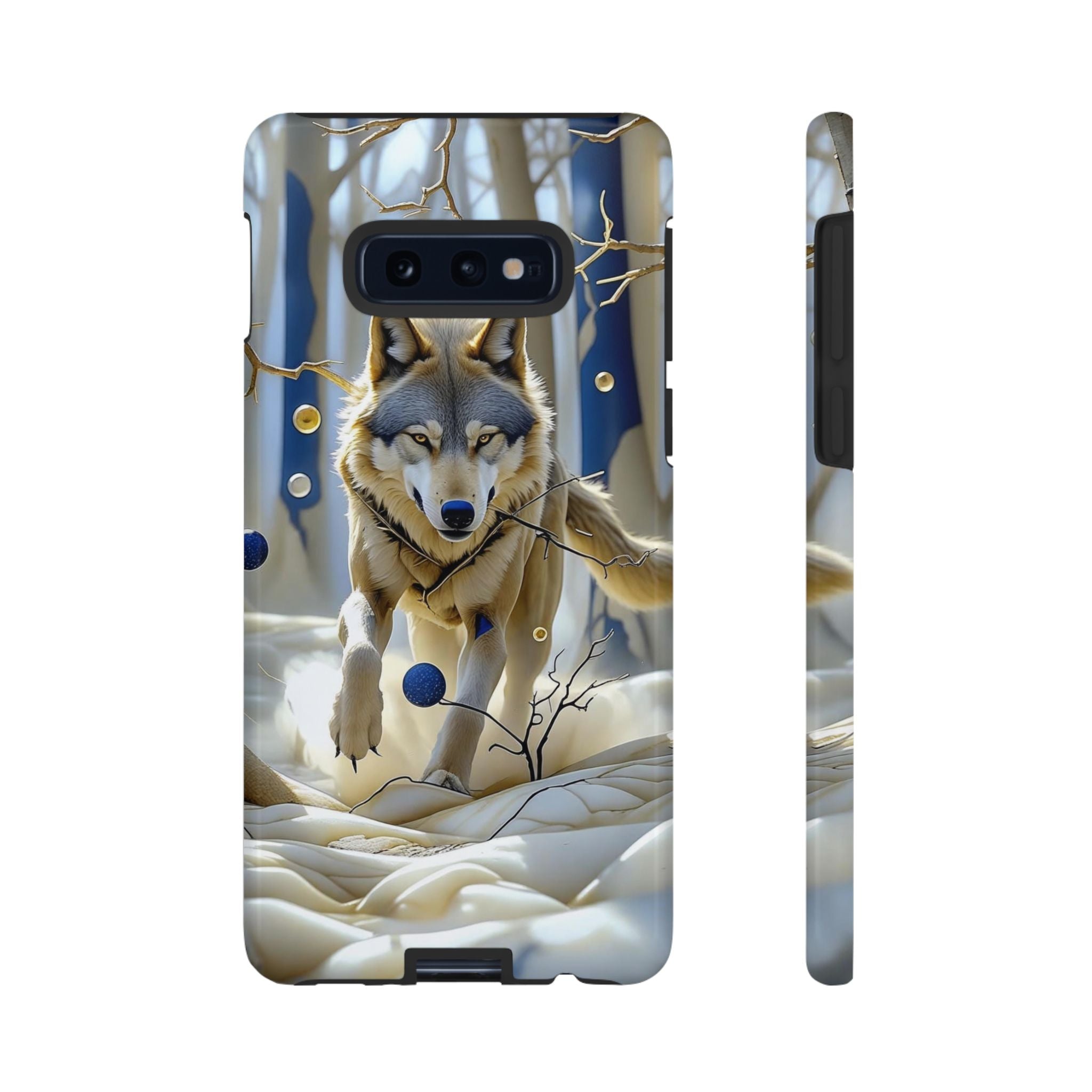 Wolf in Snow Samsung Galaxy Case — Rugged Wildlife