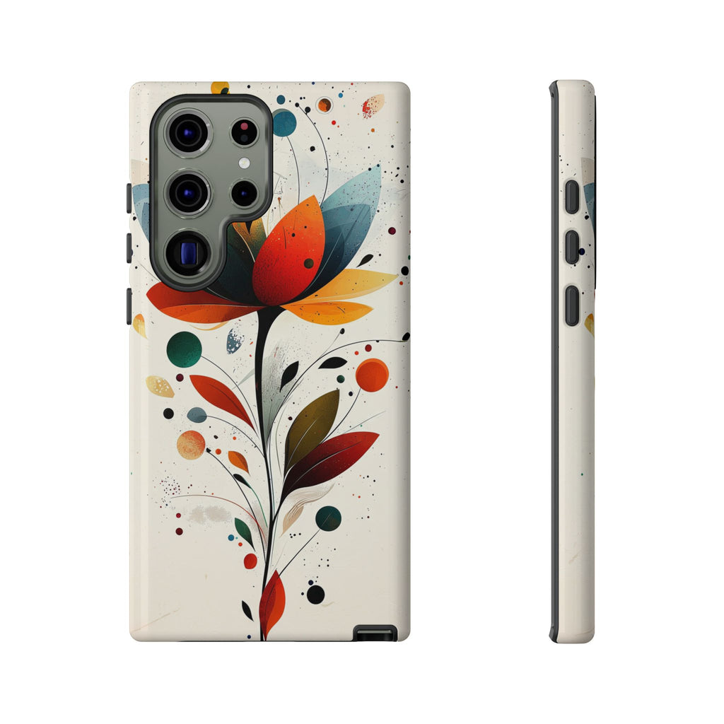 Floral Art Samsung Galaxy Case | Colourful Abstract Bloom