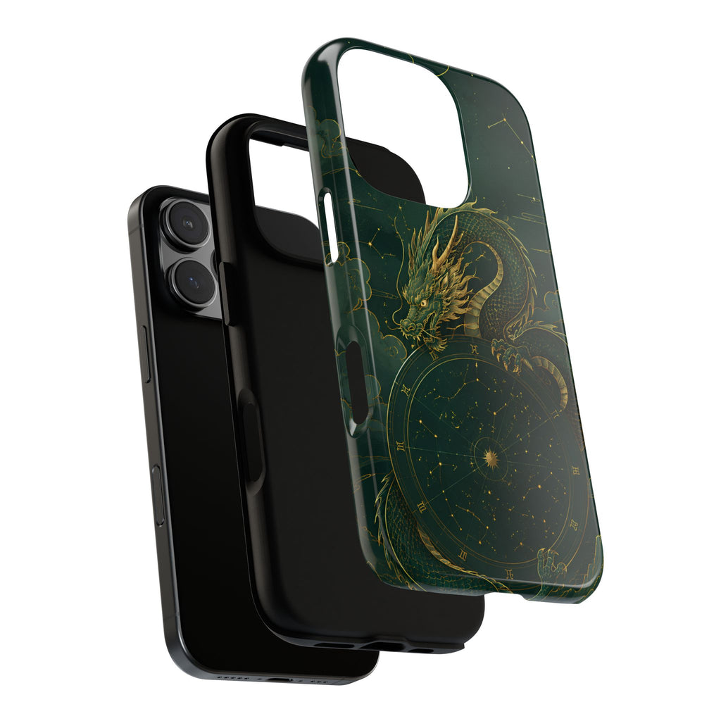 Celestial Dragon iPhone Case | Stained Glass Dragon iPhone Case