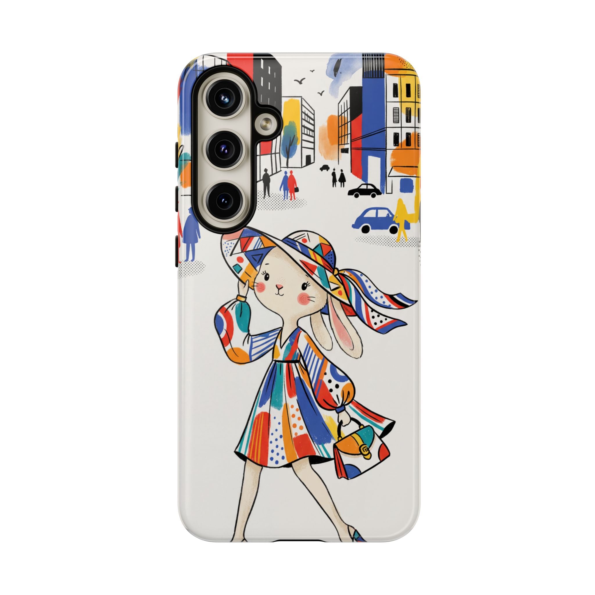 Chic Bunny City Samsung Galaxy Phone Case