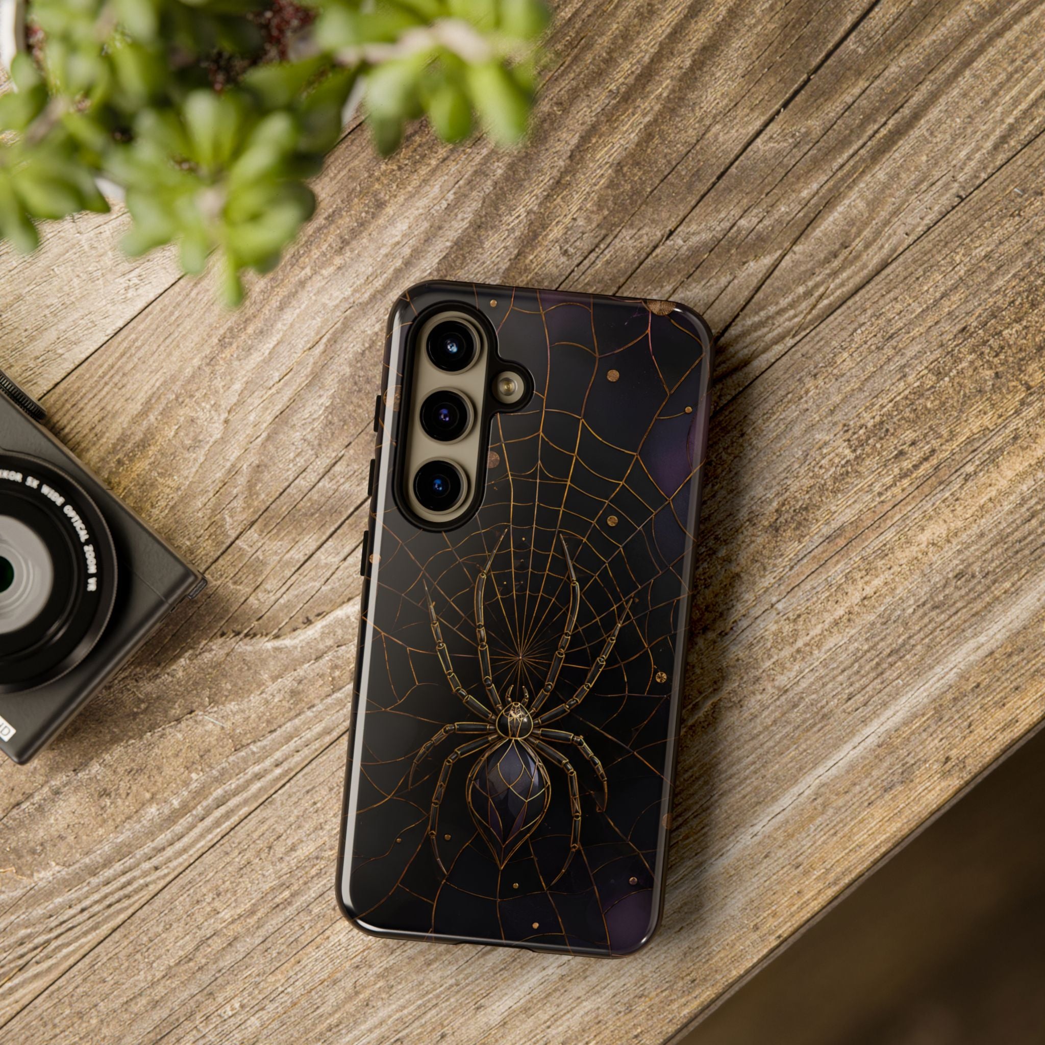 Spider Web Samsung Galaxy Phone Case | Gothic Spider Art Cover