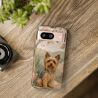 Yorkie Google Pixel Phone Case | Yorkshire Terrier Art Cover